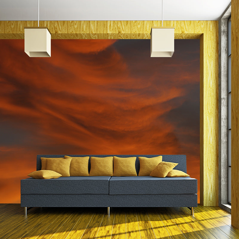 Photography Sky Mural Wallpaper for Sitting Room Bedroom, Water Resistant