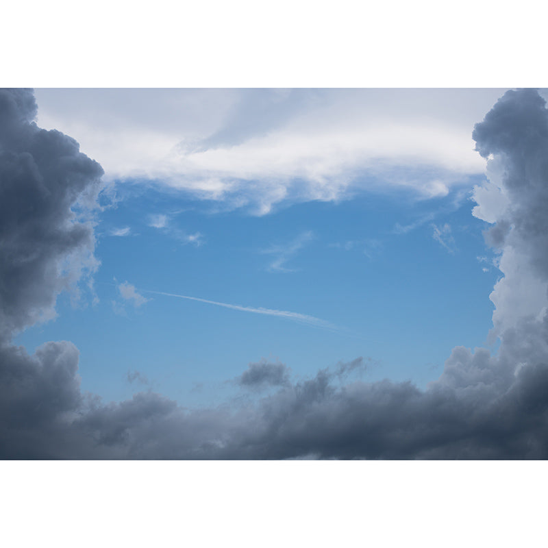 Customized Sky Mural Wall Covering Decorative Mildew Resistant for Living Room