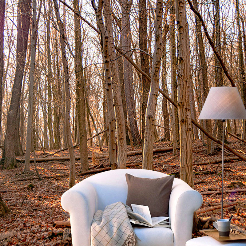 Customized Forest Mural Wall Covering Decorative Mildew Resistant for Reading Room