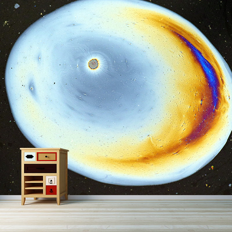 Outer Space Mural Wallpaper Personalized Size Wall Covering for Bedroom