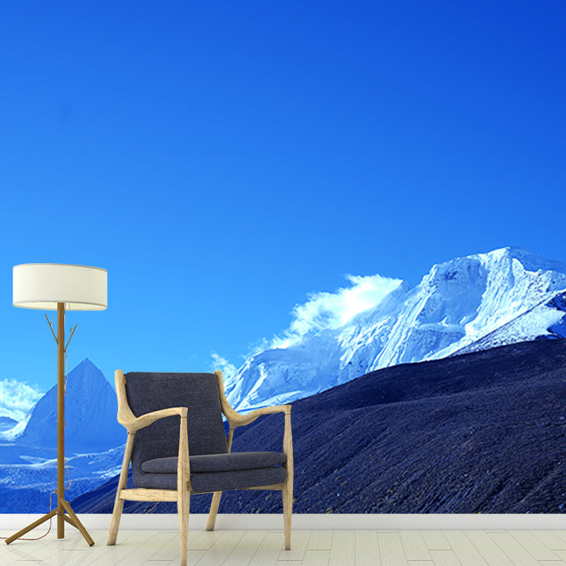 Alpine Photo Mural Stain-Resistant Wall Decor for Guest Room, Personalized Size