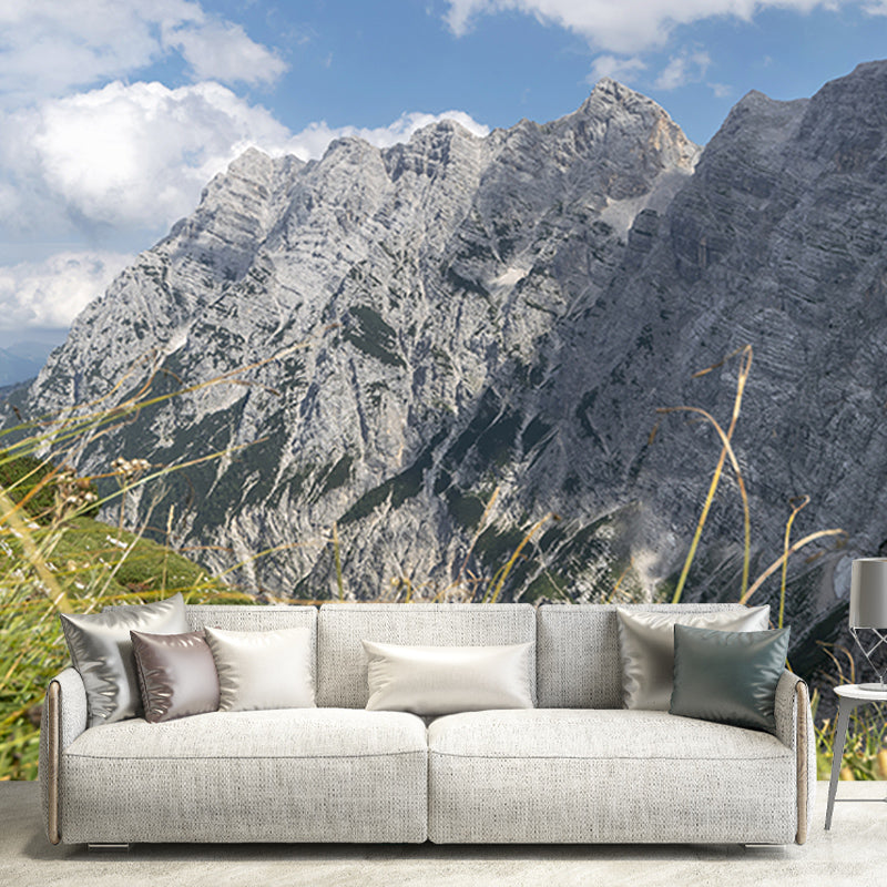 Alpine View Mural Water Resistant for Living Room Wall Decor, Made to Measure