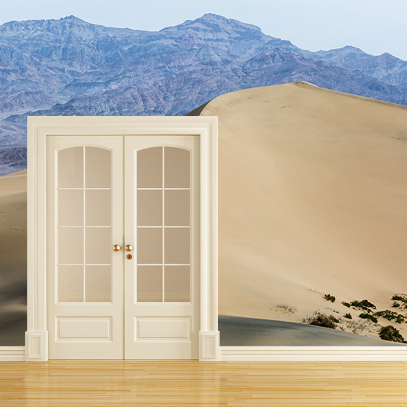 Desolate Scenery Mural Stain Resistant for Living Room Wall Decor, Made to Measure
