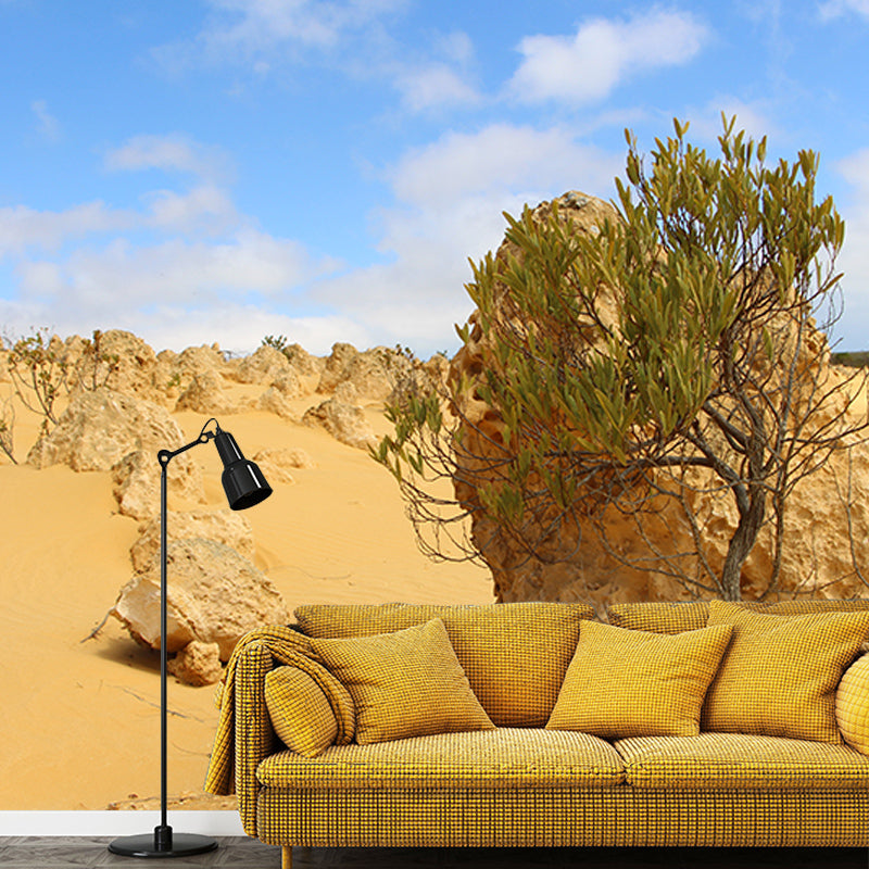 Desolate Scenery Mural Stain-Resistant Wall Decor for Guest Room, Personalized Size