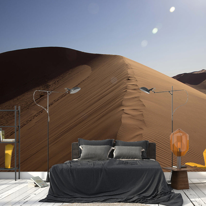 Desolate Desert Landscape Wall Mural for Dining Room Wall Decor, Made to Measure