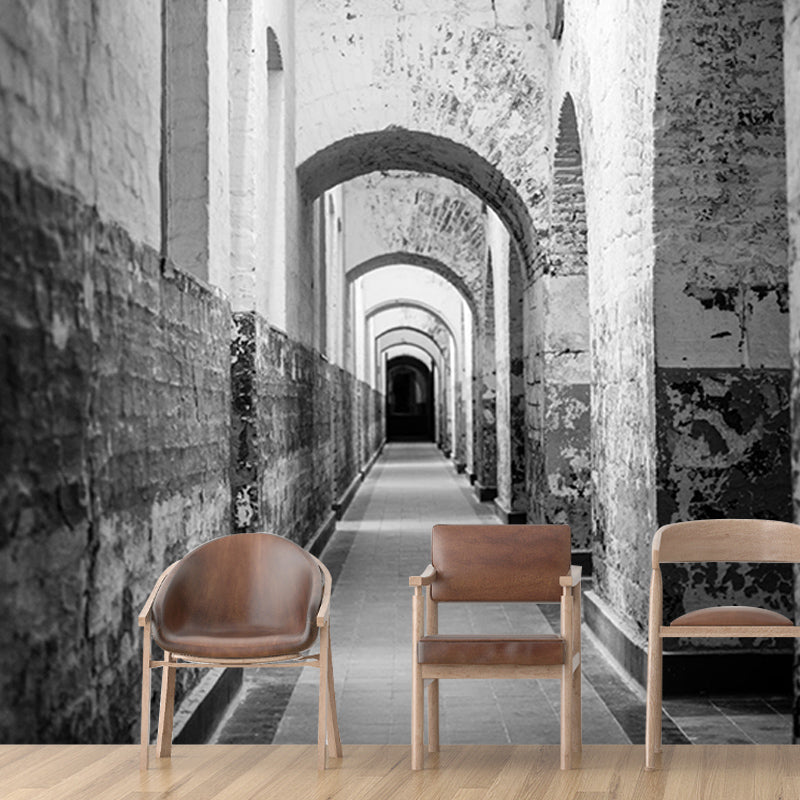 Space Extension Mural Stain Resistant for Dining Room Wall Decor, Made to Measure