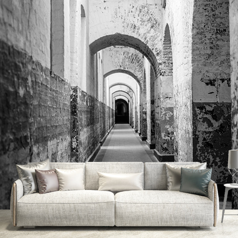 Space Extension Mural Stain Resistant for Dining Room Wall Decor, Made to Measure