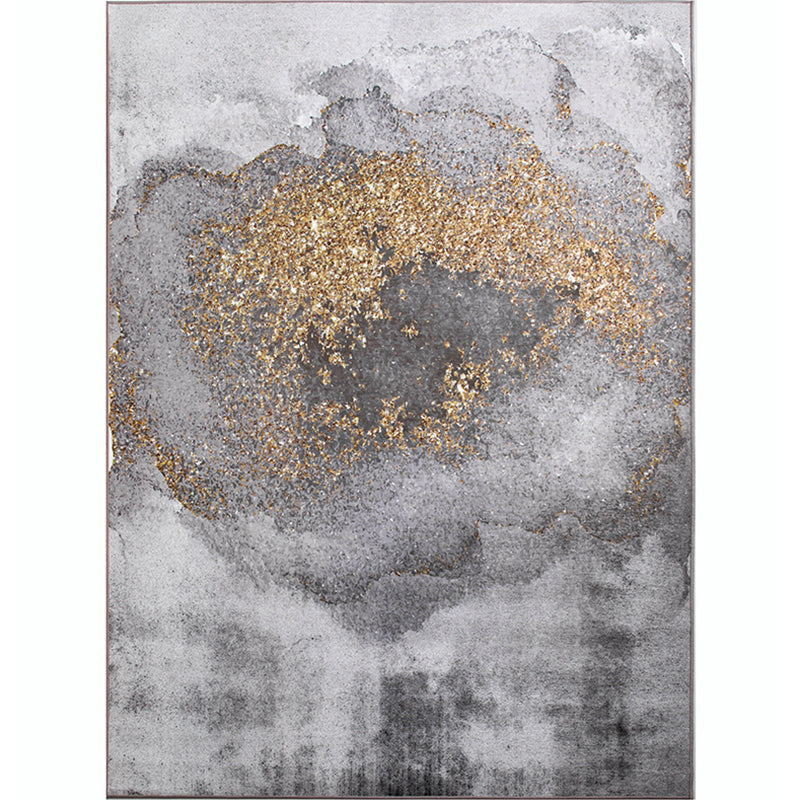 Grijze woonkamer tapijt modern chenille abstract patroon gebied vloerkleurbestendig wasbaar tapijt