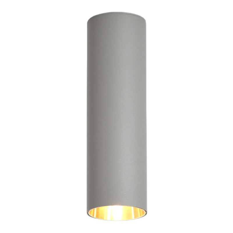 Forma cilindrica LED Lampada da Soffitto Moderna Alluminio 1 Luce Flush Mount per Shop