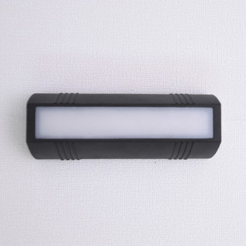 Modern Style Rectangular LED Wall Lamps Metal 3-Light Wall Lighting Ideas