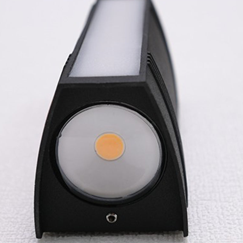 Lámparas de pared LED rectangulares de estilo moderno Ideas de iluminación de pared de 3 luces