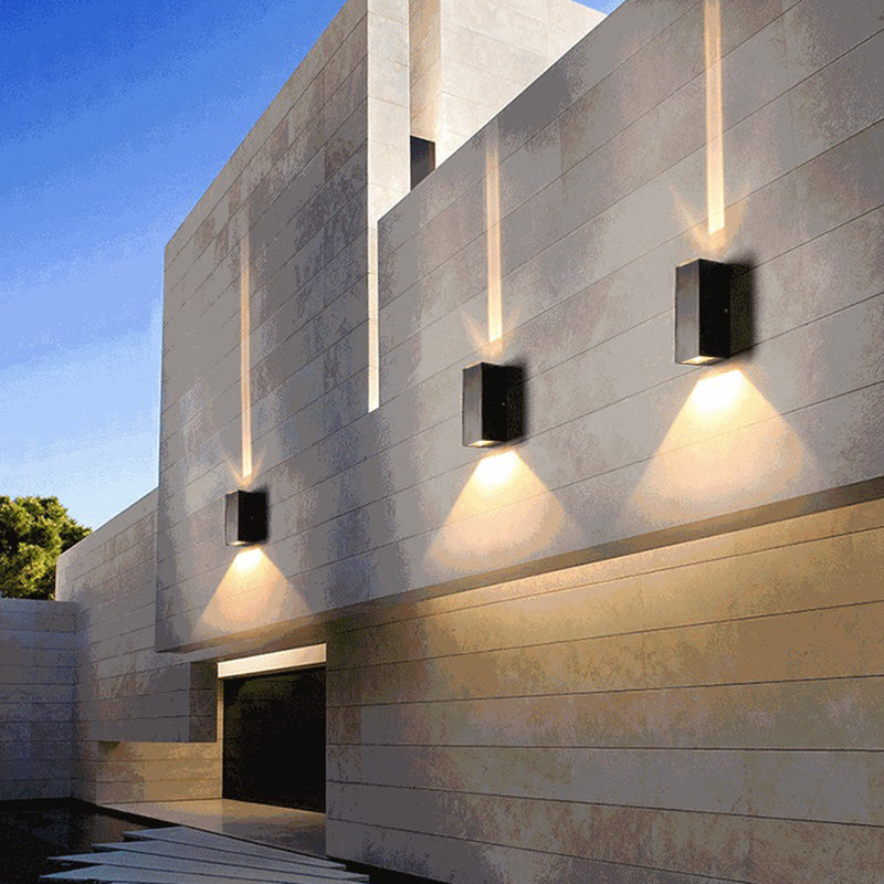 Moderner Stil Geometrischer LED-Wandlampen Metall Multi-Licht-Wandbeleuchtungsideen