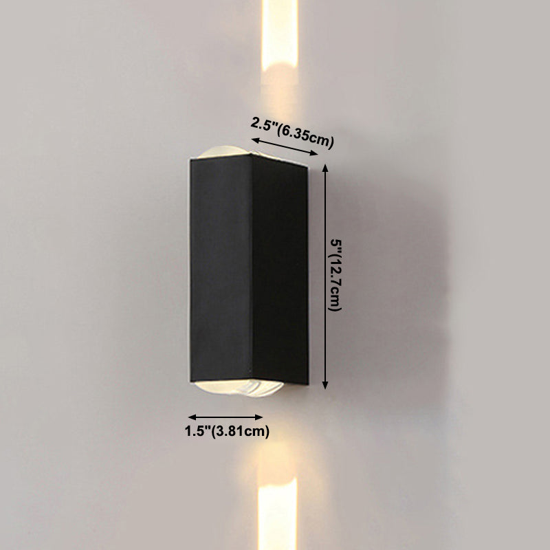 Moderner Stil Geometrischer LED-Wandlampen Metall Multi-Licht-Wandbeleuchtungsideen