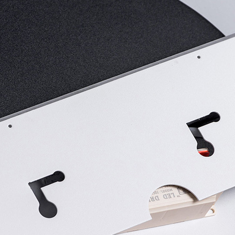 Iluminación de pared de sombra redonda de metal lámpara de pared de luz simple moderna