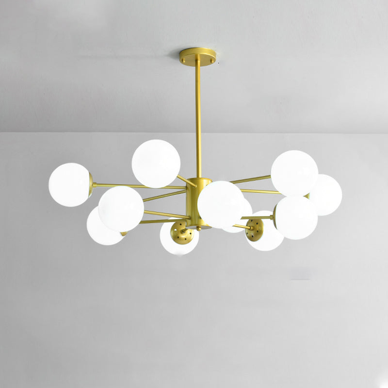 Contemporary Style Spherical Shape Chandelier Lights Glass Chandelier Lighting