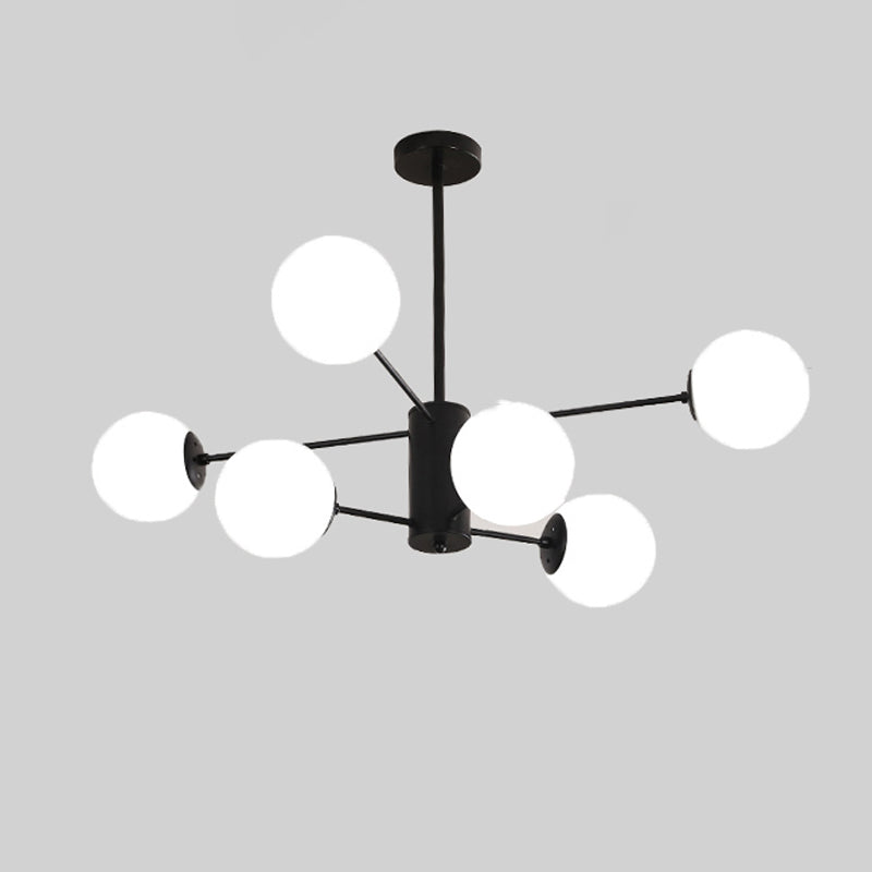 Contemporary Style Spherical Shape Chandelier Lights Glass Chandelier Lighting