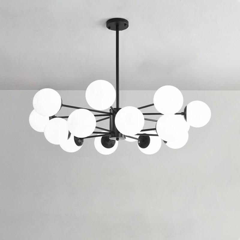 Contemporary Style Spherical Shape Chandelier Lights Glass Chandelier Lighting