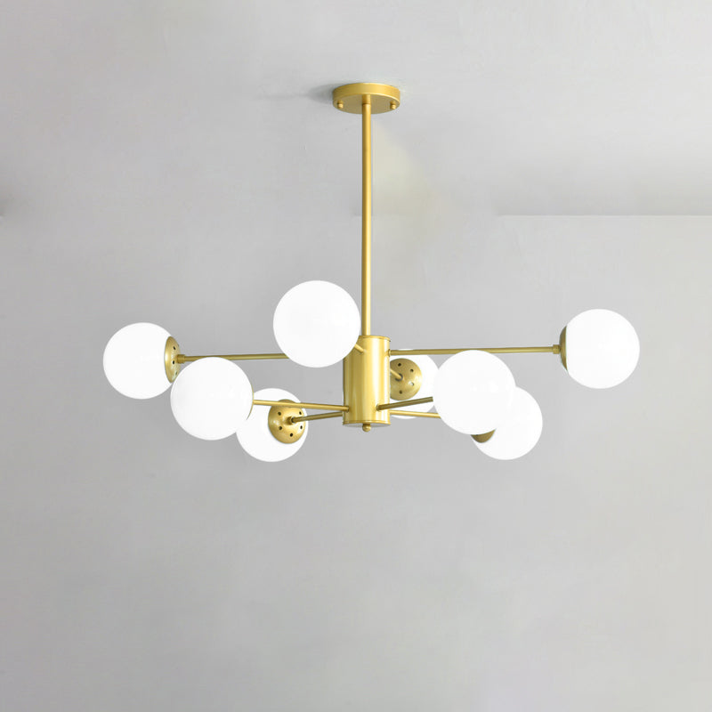 Contemporary Style Spherical Shape Chandelier Lights Glass Chandelier Lighting