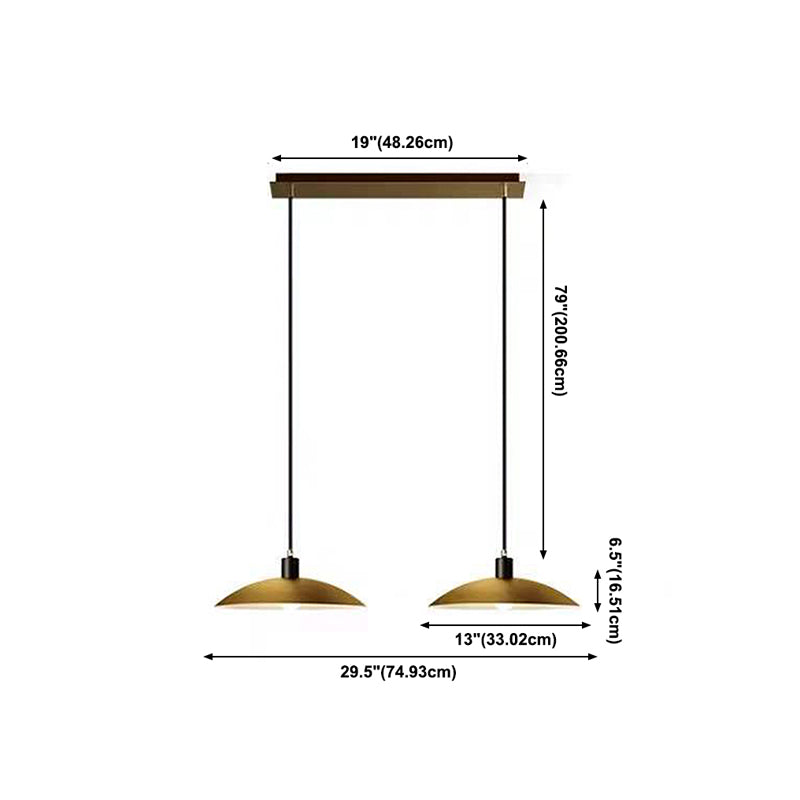 Moderne luxe hanglamp Koperen koepelhanglamp voor binnenruimtes