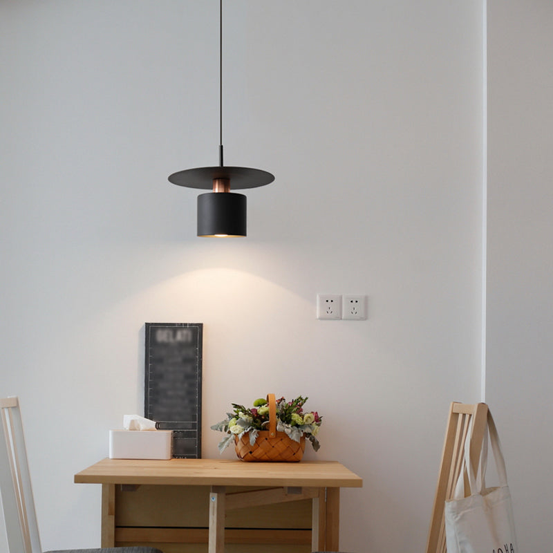 Moderne creatieve single hanger licht smeedijzeren hangende lamp voor eetkamer