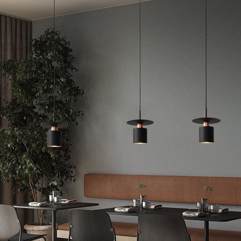 Moderne creatieve single hanger licht smeedijzeren hangende lamp voor eetkamer