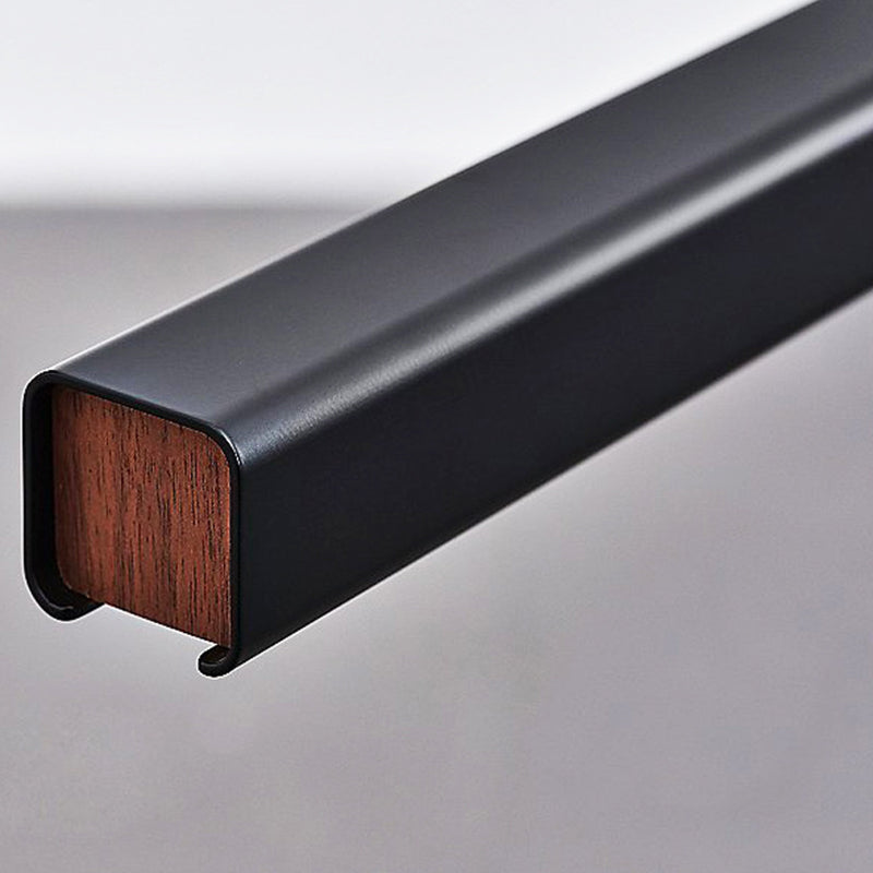 Luces de lámparas de araña de isla LED moderna Oficina de iluminación de islas lineales de minimalismo