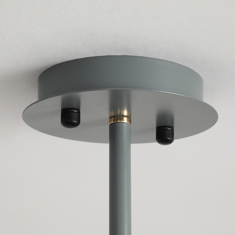 Lampadario bianco lampadario in vetro moderno apparecchio di illuminazione sospesa per sala da pranzo
