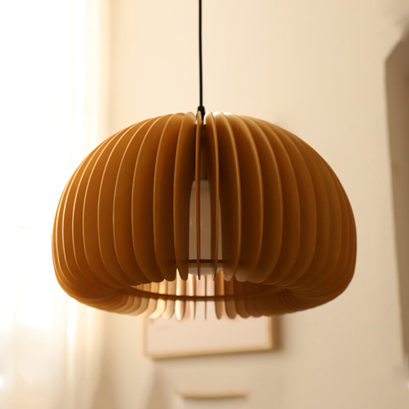 Lumo a sospensione a sospensione a 1 luce Modern Stile moderno a forma di zucca lampada sospesa