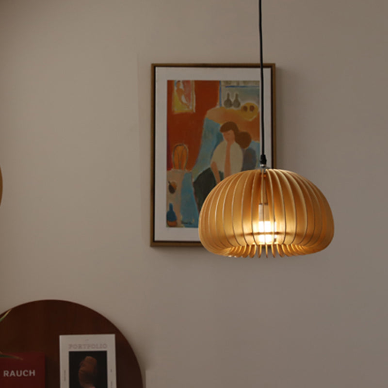 Lumo a sospensione a sospensione a 1 luce Modern Stile moderno a forma di zucca lampada sospesa