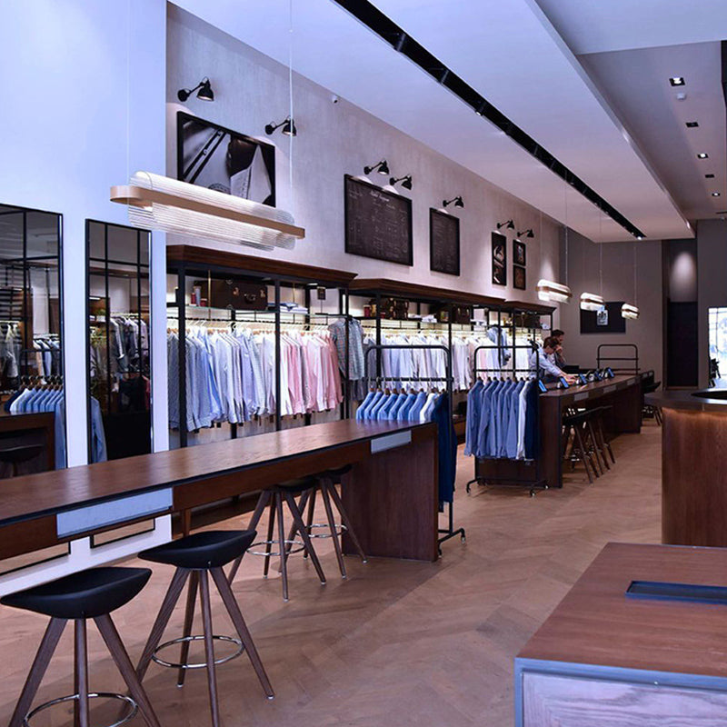 Modern Style Island Pendant Acrylic 1 Light Island Light in Gold for Restaurant