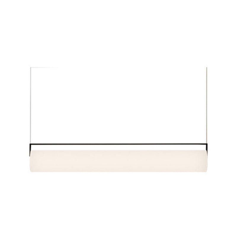 Modern LED Island Chandelier Lights White Cylinder Island Lighting Fixture