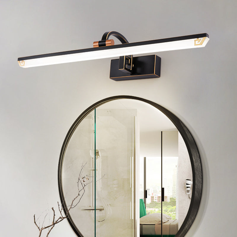 Mapeante de maquillaje LED Luz de estilo moderno de baño Mirador de baño Mirror de inodoro