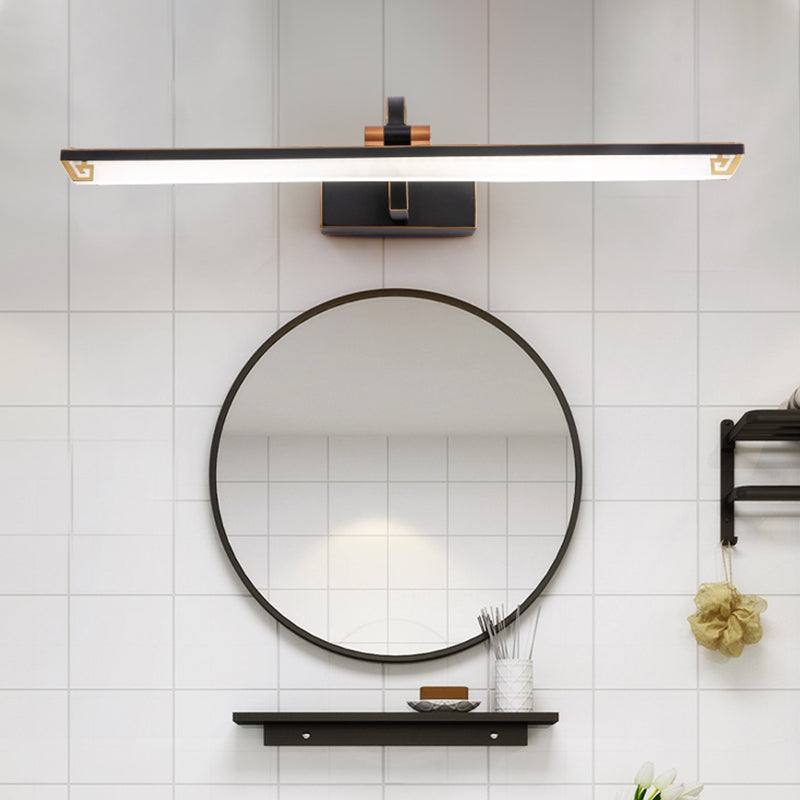 Mapeante de maquillaje LED Luz de estilo moderno de baño Mirador de baño Mirror de inodoro