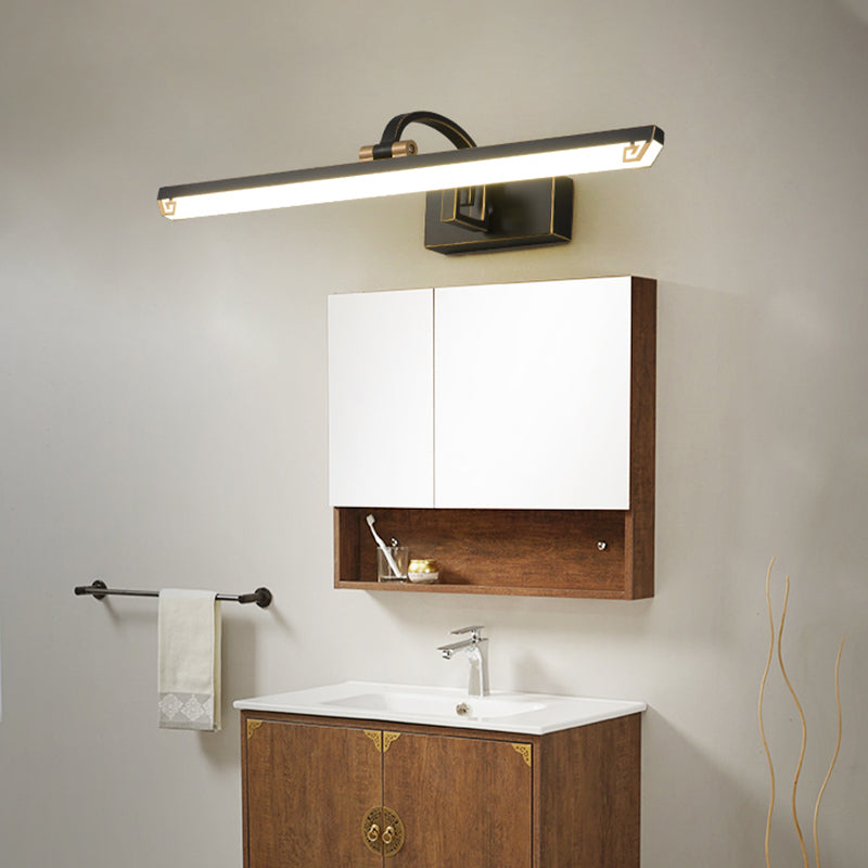 Mapeante de maquillaje LED Luz de estilo moderno de baño Mirador de baño Mirror de inodoro