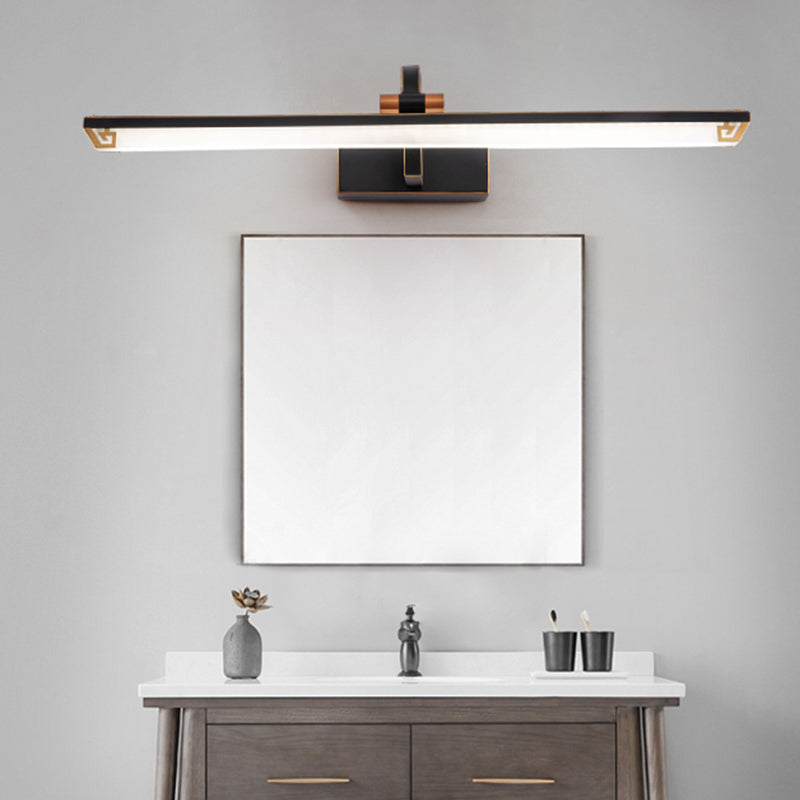 Mapeante de maquillaje LED Luz de estilo moderno de baño Mirador de baño Mirror de inodoro