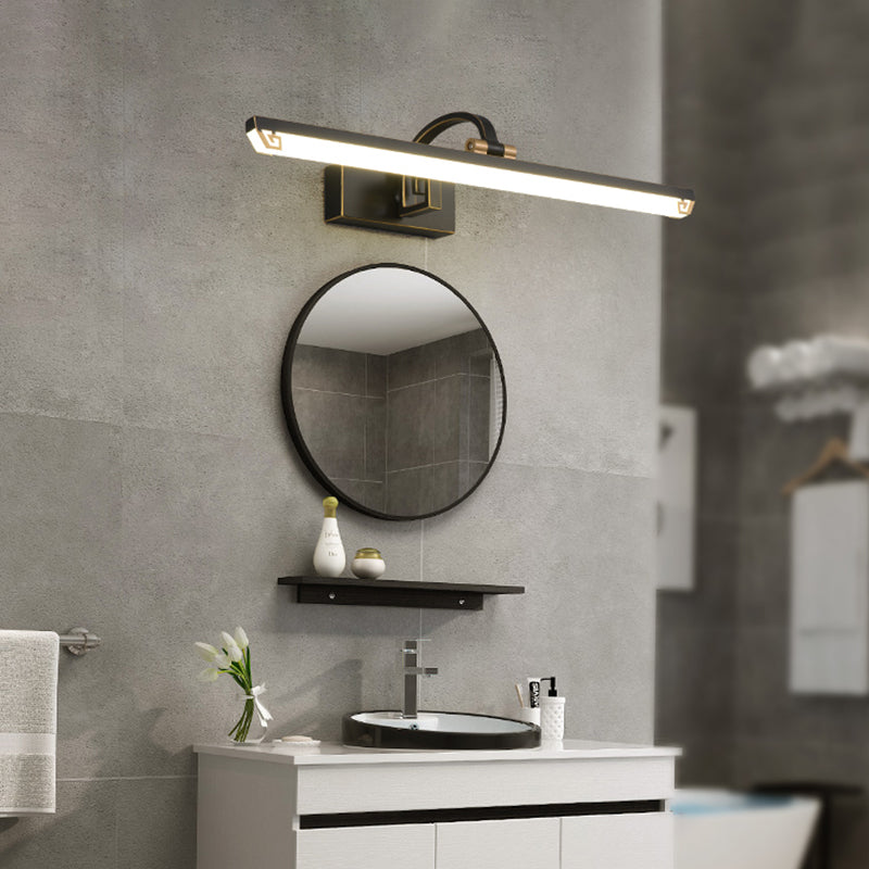 Mapeante de maquillaje LED Luz de estilo moderno de baño Mirador de baño Mirror de inodoro