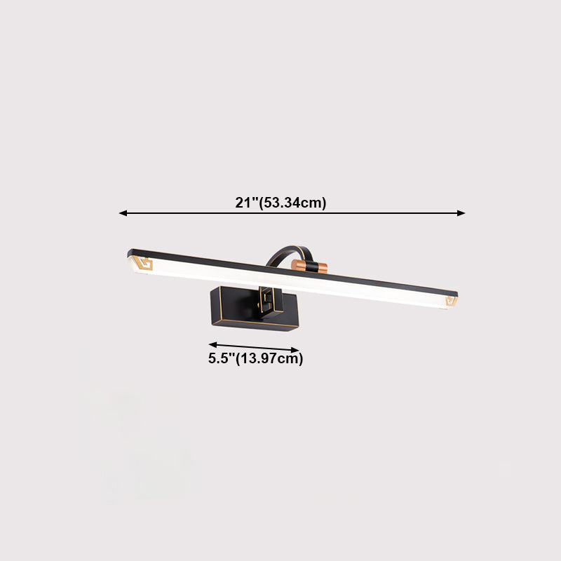 Mapeante de maquillaje LED Luz de estilo moderno de baño Mirador de baño Mirror de inodoro