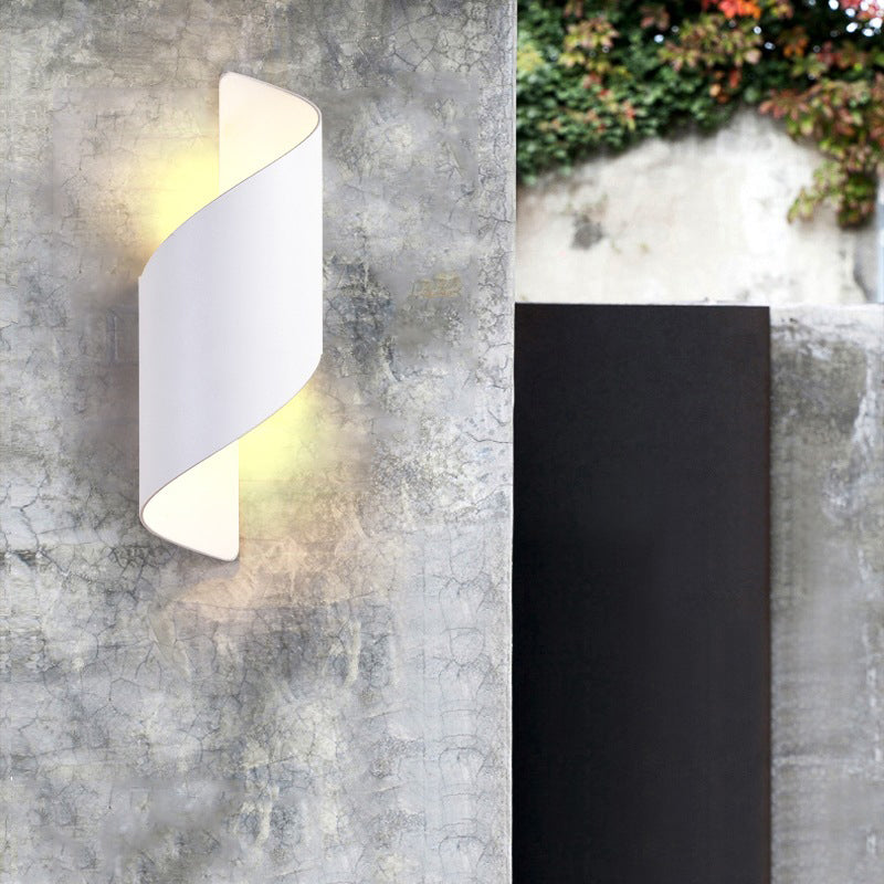 2-Light Wrapped Wall Sconce Lights Contemporary Style Metal Wall Mounted Lights