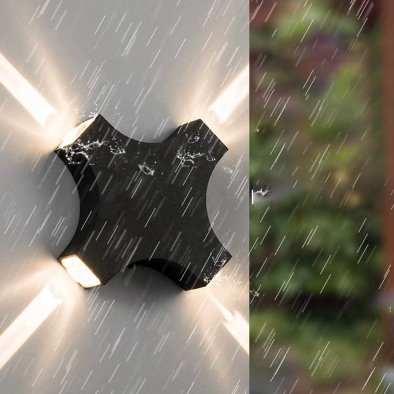 Multidichte geometrische wandkijklampen Hedendaagse stijl metalen wandgemonteerde lichten