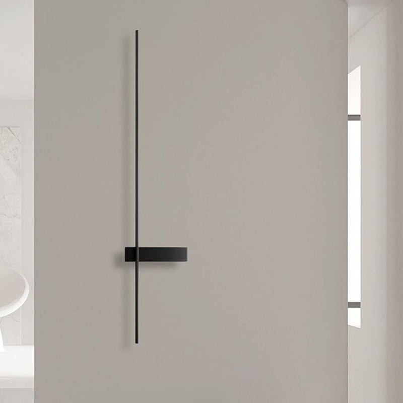 Zeitgenössischer Stil gerade Wandleuchten Metall 1 Leuchtet LED -Wandhalterung