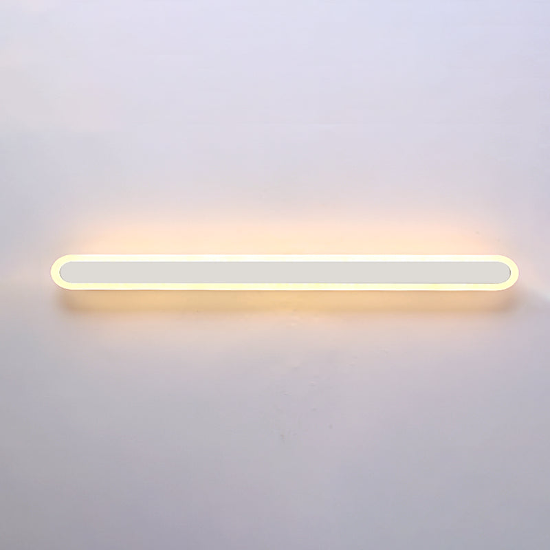 Zeitgenössischer Stil lineare Wandleuchten Metall 1 Leuchtet LED -Wandleuchten