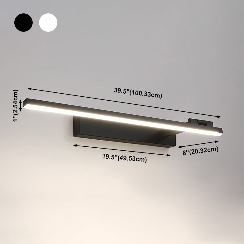 Linear Metal Wall Lighting Modern Style 1 Light Wall Mount Light Fixture