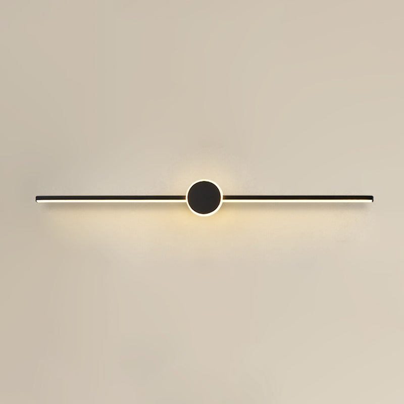 Metal Geometric Shade Wall Lighting Modern Style Mirror Wall Mounted Light Fixture