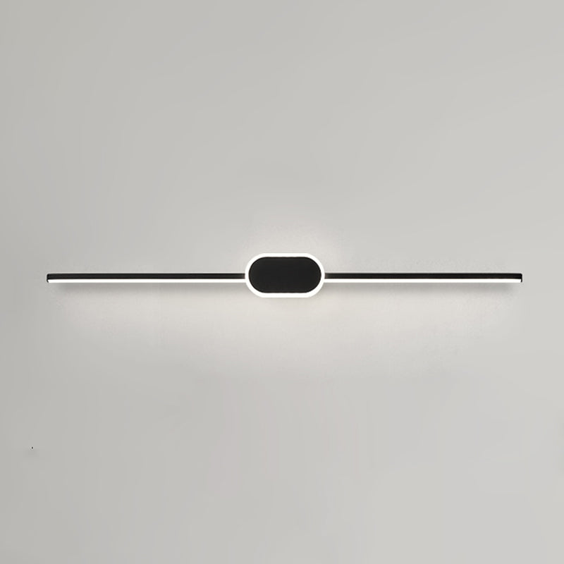 Metal Geometric Shade Wall Lighting Modern Style Mirror Wall Mounted Light Fixture