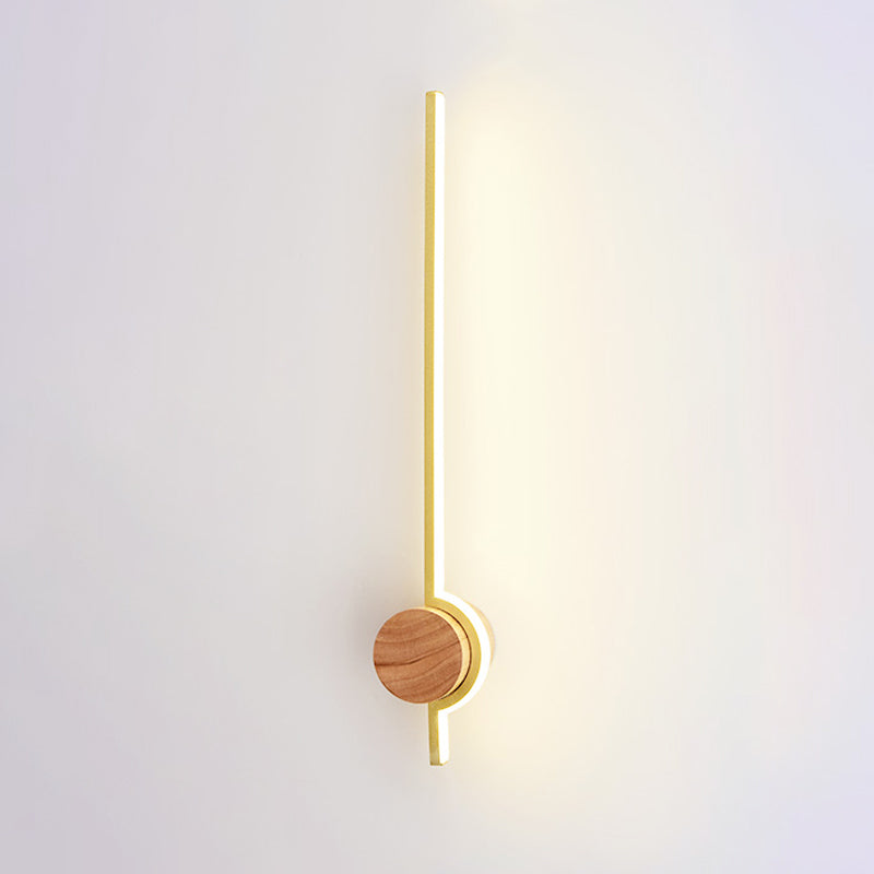 1 Light Metal Linear Wall Lighting Modern Simple Style Wall Mounted Light Fixture