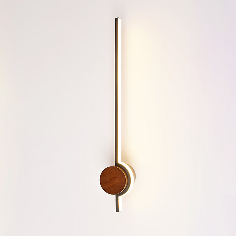 1 Light Metal Linear Wall Lighting Modern Simple Style Wall Mounted Light Fixture
