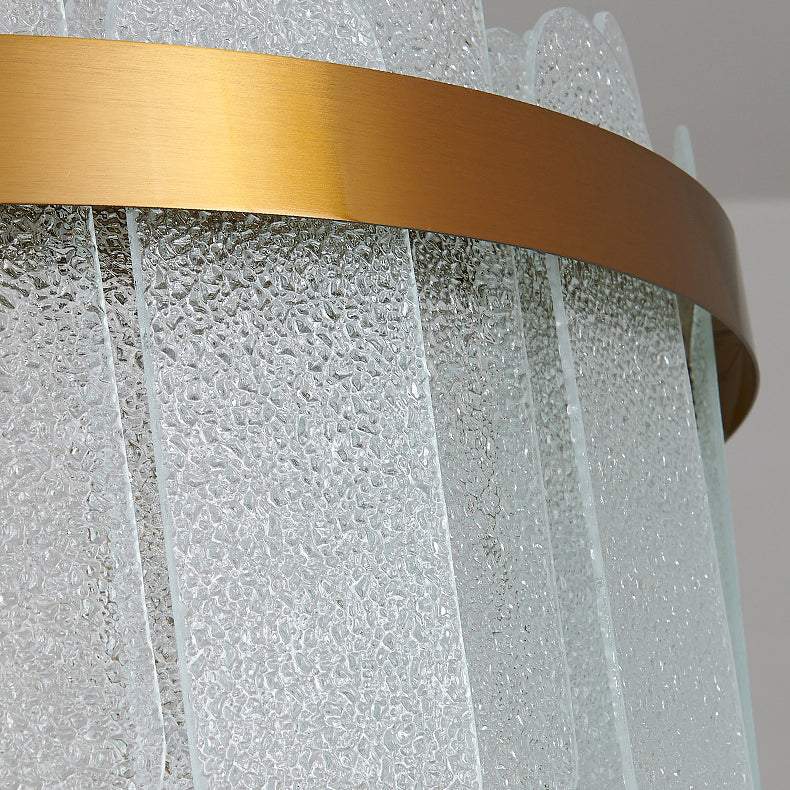 Modern Nordic LED Hanging Light Glass Geometric Chandelier for Living Room