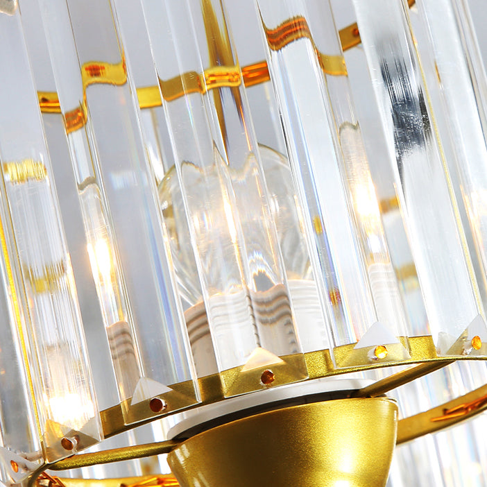 Modern Creative Indoor Pendant Light Crystal Geometric Chandelier