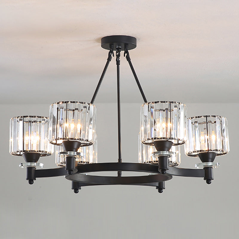 Modern Creative Indoor Pendant Light Crystal Geometric Chandelier