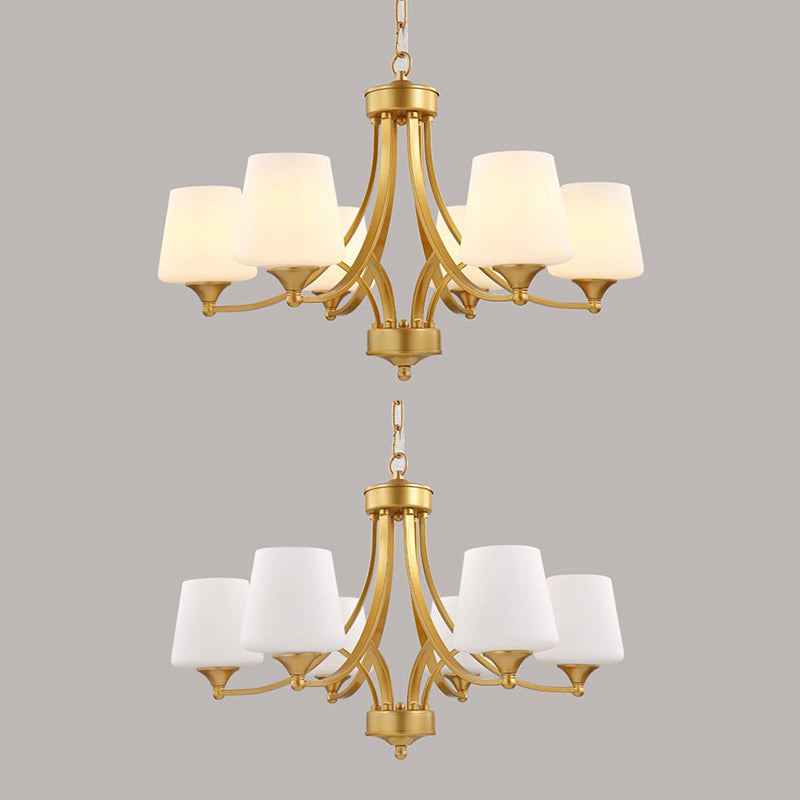American Style Geometric Chandeliers Chandelier Lighting Fixtures Glass Pendant Lighting